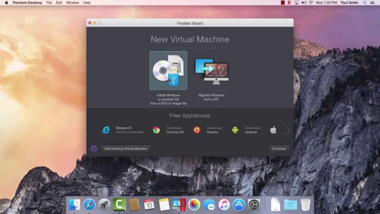 uninstall parallel desktop mac
